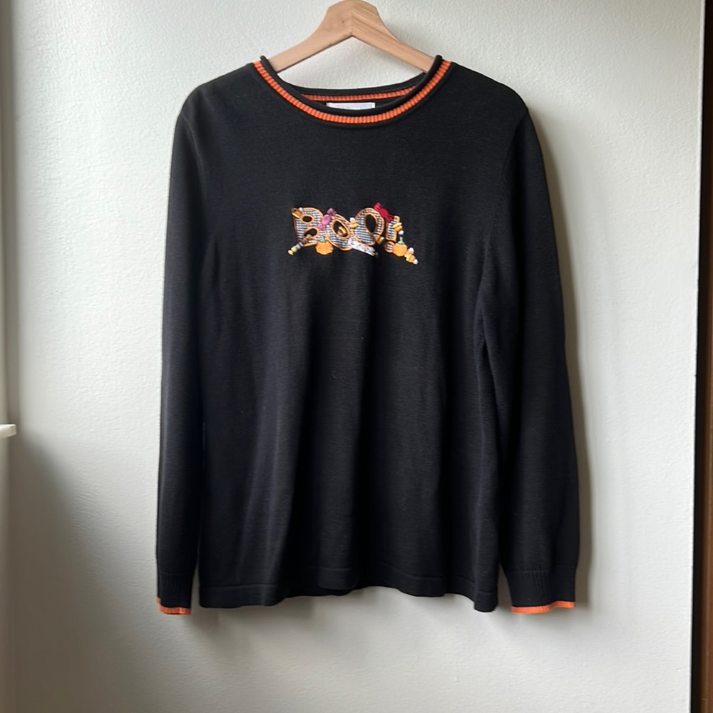 C.J. Banks By Christopher & Banks Halloween Sweater